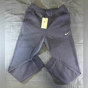 Nike Sportwear Club Fleece Joggers Taper Leg Navy Pants Men's S 826431-410 NWT